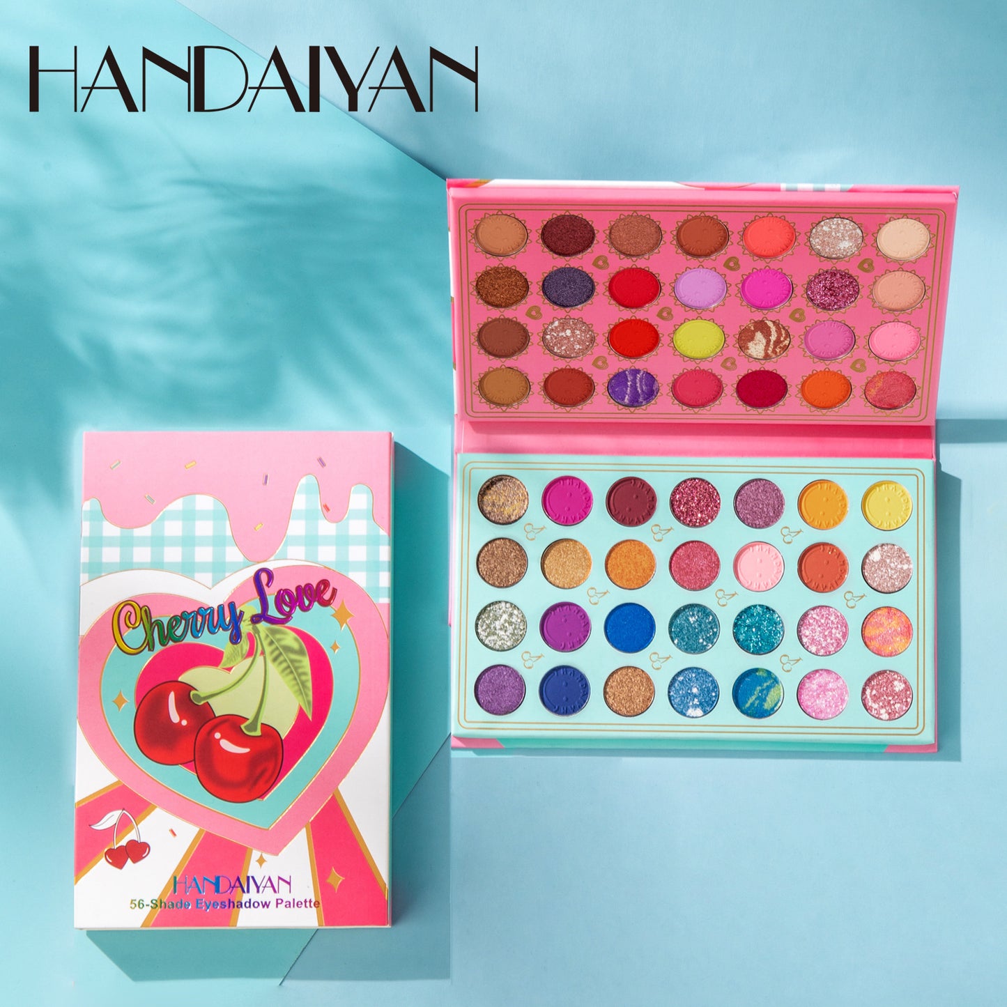 HANDAIYAN 56 Color Makeup Eyeshadow Palette